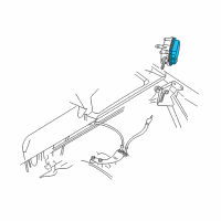 OEM Buick LeSabre Module Asm, Cruise Control (W/ Servo) Diagram - 25344189