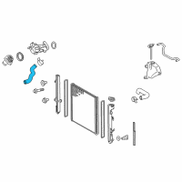 OEM Lexus Hose, Radiator, NO.2 Diagram - 16572-38151