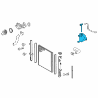 OEM 2020 Toyota 4Runner Reservoir Assembly Diagram - 16470-31050