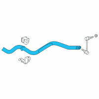 OEM 2010 Toyota Tacoma Stabilizer Bar Diagram - 48811-04130