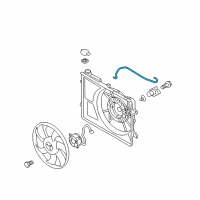 OEM Kia Forte Hose-Radiator To Reserve Diagram - 254511M200