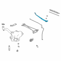 OEM 2008 Cadillac XLR Arm Asm-Windshield Wiper Diagram - 10436442