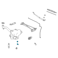 OEM 2010 Chevrolet Corvette Switch Kit, Windshield Washer Solvent Level Diagram - 19120357