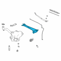 OEM 2006 Cadillac XLR Wiper Transmission Diagram - 10346186