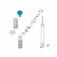 OEM Infiniti EX35 Seat-Rubber, Rear Spring Diagram - 55050-AL500