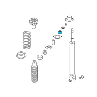 OEM 2006 Infiniti M45 Bush-Rear Shock Absorber Diagram - 56217-AM001