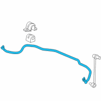 OEM 2005 Chevrolet Malibu Shaft, Front Stabilizer Diagram - 19299542
