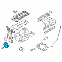 OEM Nissan Pulley-Crankshaft Diagram - 12303-1KA0B