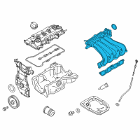 OEM 2017 Nissan Versa Note Manifold Assy-Intake Diagram - 14001-9KX0A