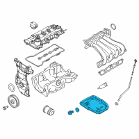 OEM 2015 Nissan Versa Pan Assy-Oil Diagram - 11110-3HC1A