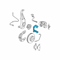 OEM 2013 BMW 535i GT xDrive Calliper Carrier Diagram - 34-11-6-786-820