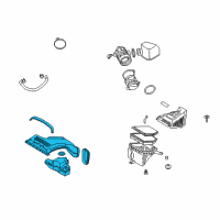 OEM 2007 Kia Amanti Air Duct Assembly Diagram - 282133F900