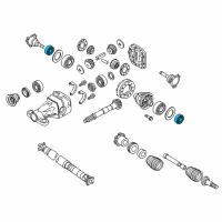 OEM 2012 Nissan Armada Seal-Oil, Differential Side Diagram - 38342-40P00