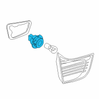 OEM 2014 BMW X6 Bulb Socket Diagram - 63-21-2-336-507