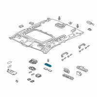 OEM 2020 Honda Pilot Base (Wisteria Light Gray) Diagram - 34403-S3V-A01ZH