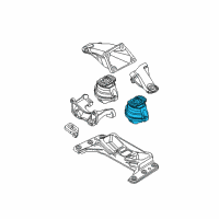 OEM 2007 BMW M5 Engine Mount Left Diagram - 22-11-6-762-607