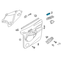 OEM Ford Focus Window Switch Diagram - BM5Z-14529-H