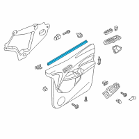 OEM 2022 Ford Transit Connect Belt Weatherstrip Diagram - DT1Z-1521456-A