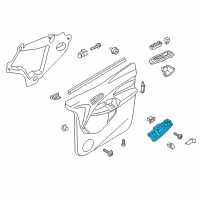 OEM 2022 Ford Transit Connect Handle, Inside Diagram - KT1Z-6122600-A