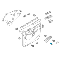 OEM 2017 Ford Transit Connect Lock Switch Diagram - BK2Z-14028-AA