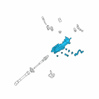 OEM Lincoln Mark LT Column Assembly Diagram - 7L3Z-3C529-E