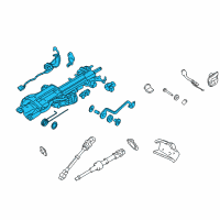 OEM 2005 Ford Expedition Column Assembly Diagram - 2L1Z-3C529-GA