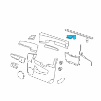 OEM 2014 Chevrolet Captiva Sport Handle, Inside Diagram - 20983661