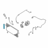 OEM 2002 Nissan Altima Air Guide-Condenser Diagram - 92184-8J000