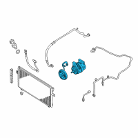 OEM 2006 Nissan Altima Compressor - Cooler Diagram - 92600-8J03B