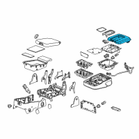 OEM 2015 Chevrolet Silverado 2500 HD Lid Diagram - 22881397