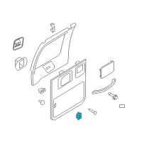 OEM 2008 Ford E-150 Lock Switch Diagram - F8UZ-14524-AAA