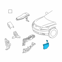 OEM 2010 Toyota Venza Junction Block Diagram - 82720-0T011