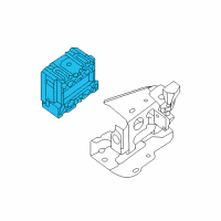 OEM 2016 Nissan Rogue Sensor Assy Distance Diagram - 28438-4BA0E