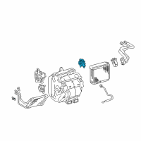 OEM Lexus ES300 Damper Servo Sub-Assembly (For Airmix) Diagram - 87106-41041