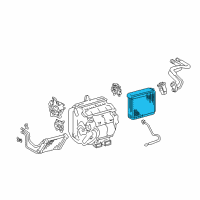 OEM 2005 Lexus ES330 Evaporator Sub-Assy, Cooler, NO.1 Diagram - 88501-33090