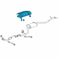 OEM 2012 Scion iQ Heat Shield Diagram - 58043-74011