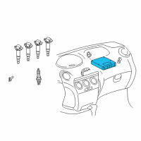 OEM 2005 Scion xB ECM Diagram - 89661-52E42