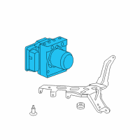 OEM Honda Accord Modulator Assembly, Vsa (Coo) (Rewritable) Diagram - 57110-TA0-416