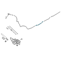 OEM 2021 Hyundai Tucson Hose Assembly-Rear Washer Diagram - 98957-D3000