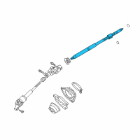 OEM 2001 Toyota Celica Upper Shaft Diagram - 45210-20340