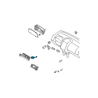 OEM 2009 Ford Edge Fan Switch Diagram - 7T4Z-18578-A