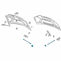 OEM 2004 Chevrolet Aveo Release Cable Diagram - 96540930