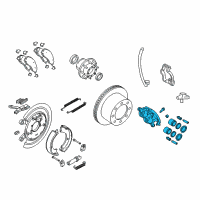 OEM 2014 Ram 3500 CALIPER-Disc Brake Diagram - 68049176AB