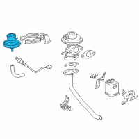 OEM 1999 Toyota RAV4 EGR Modulator Diagram - 25870-74090