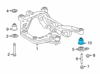OEM Toyota RAV4 Prime Mount Cushion Diagram - 52276-0R010