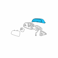 OEM Chevrolet Malibu Cover-Outside Rear View Mirror Housing *Black Diagram - 20893856