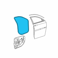 OEM Chrysler Pacifica WEATHERSTRIP-Front Door Body Mounted Diagram - WT93XXXAC