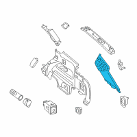 OEM Infiniti QX60 Garnish-Back Pillar, RH Diagram - 76936-3JA1A