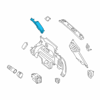 OEM Infiniti QX60 GARNISH Assembly-Luggage Rear Pillar, RH Diagram - 76935-3JS0A