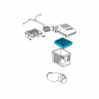 OEM 2004 Jeep Grand Cherokee Filter-Air Diagram - 5015610AC